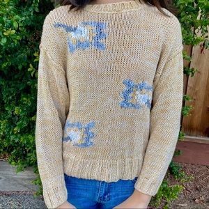 Patterned Knitted Sweater